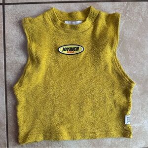 Joyrich Mustard Textured Top